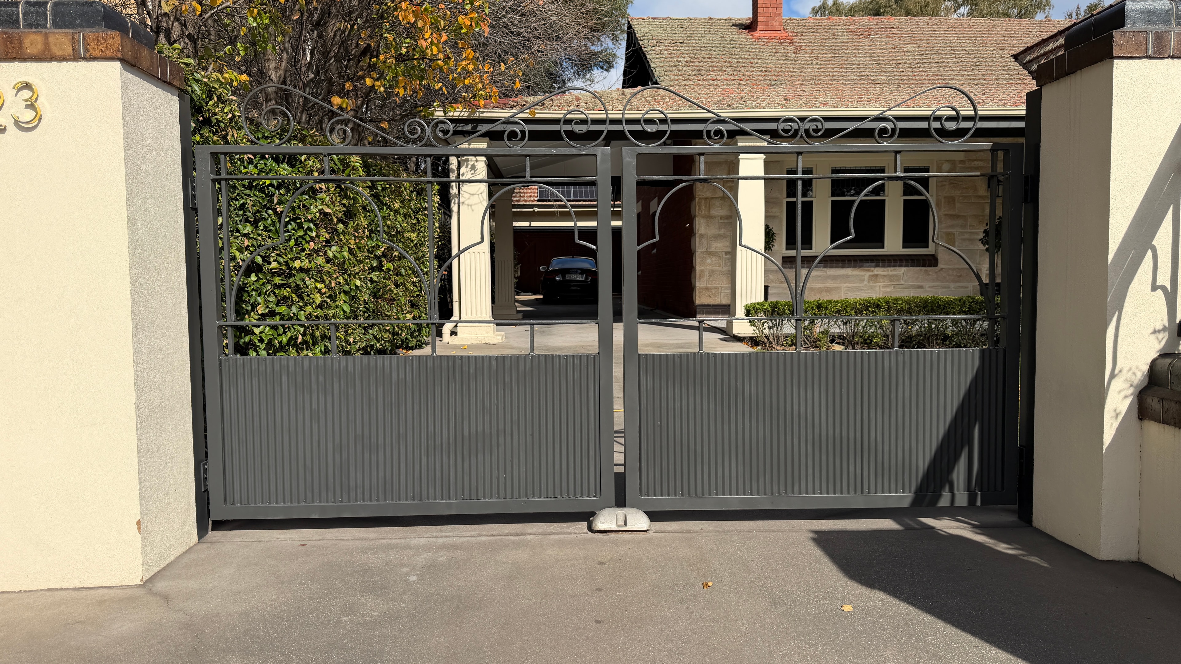 After — fence paint - hyde park